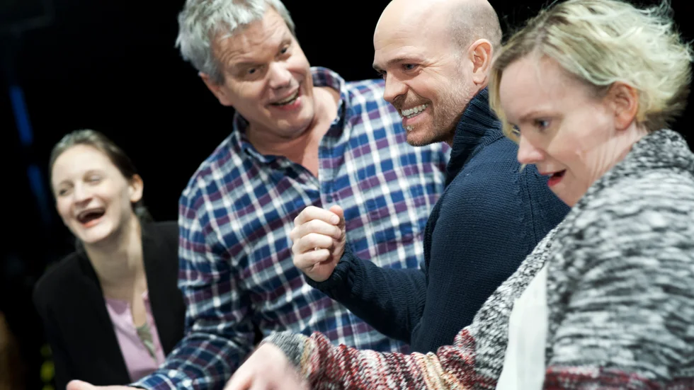 Ensemblen. Maja Runeberg, Mats Pontén, Anders Öhrström och Karin Paulin. Foto: Anders Alm.