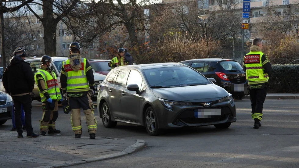 Olyckan inträffade vid Stortorget.