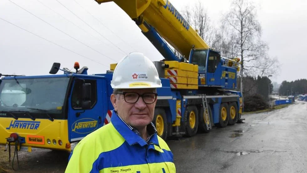 Tommy Haapala är nöjd över hur man hanterade strömavbrottet. Foto: David Olsson Jiglund/Norrbottens-Kuriren