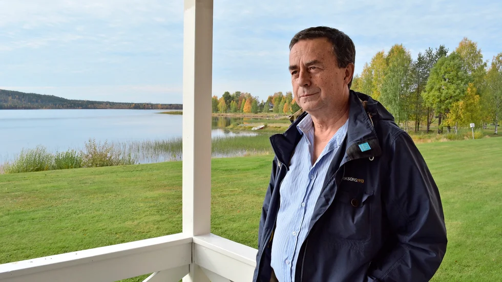 Ser framåt. Martin Noréhn hoppas att uppvaktningen hos Anders Ygeman ska ge resultat. Foto: Lennart Enkvist.