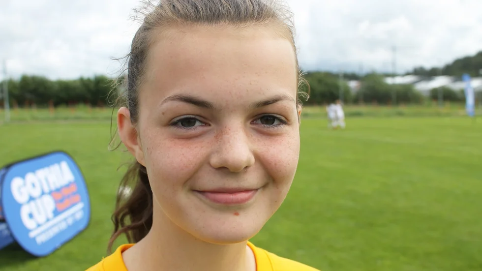 Imponerade. Det gjorde Emelie Holmberg i Morön F15.