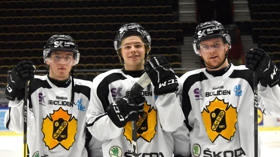 Från vänster: Andreas Wingerli, Tim Söderlund och Sebastian Ohlsson. Foto: Roger Lindström.