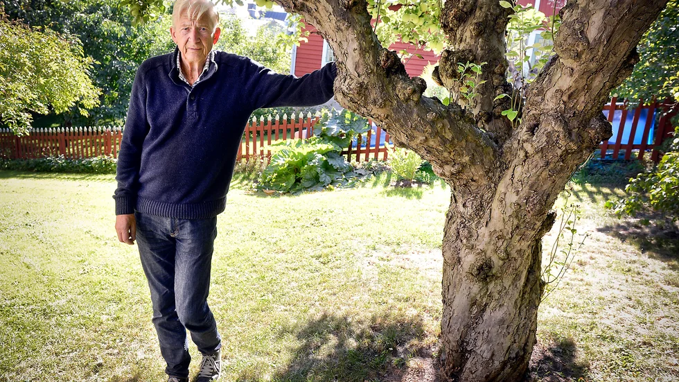 Otippat. "Jag är lite överraskad att jag faktiskt har skrivit så mycket om Västerbotten", säger Per-Olov Enquist. Foto: Leif Andersson