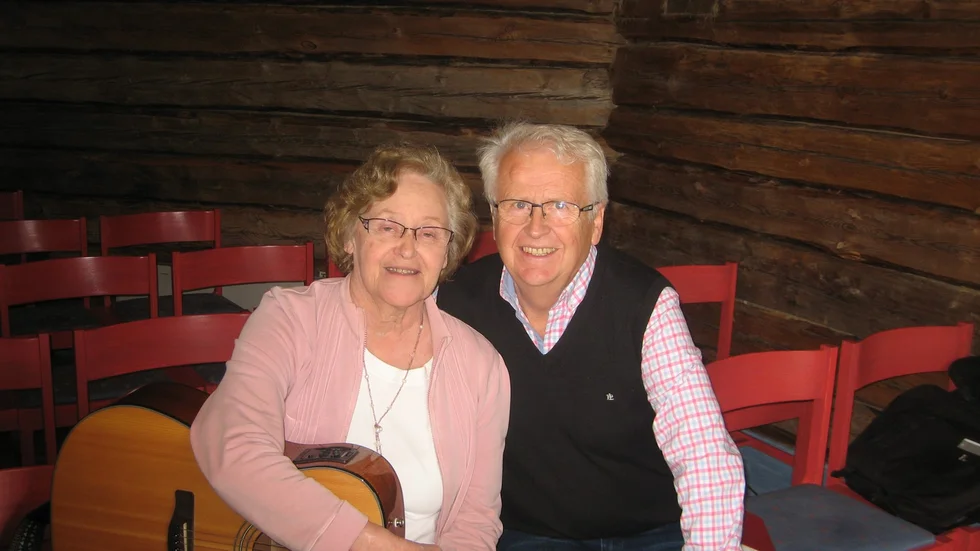 Populära mötesdeltagare. Lena Lundmark och Leif H Gustavsson.