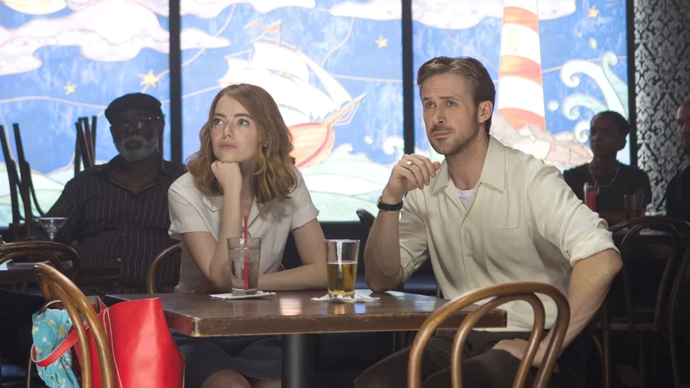 Vackert par. Emma Stone och Ryan Gosling i ”La La Land” Foto: Dale Robinette.