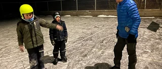 Hjälten Conny fixar skridskoisen