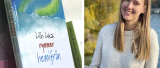Lottie, 26, har get ut sin debutbok - inspirerades av snön på Kärna skola