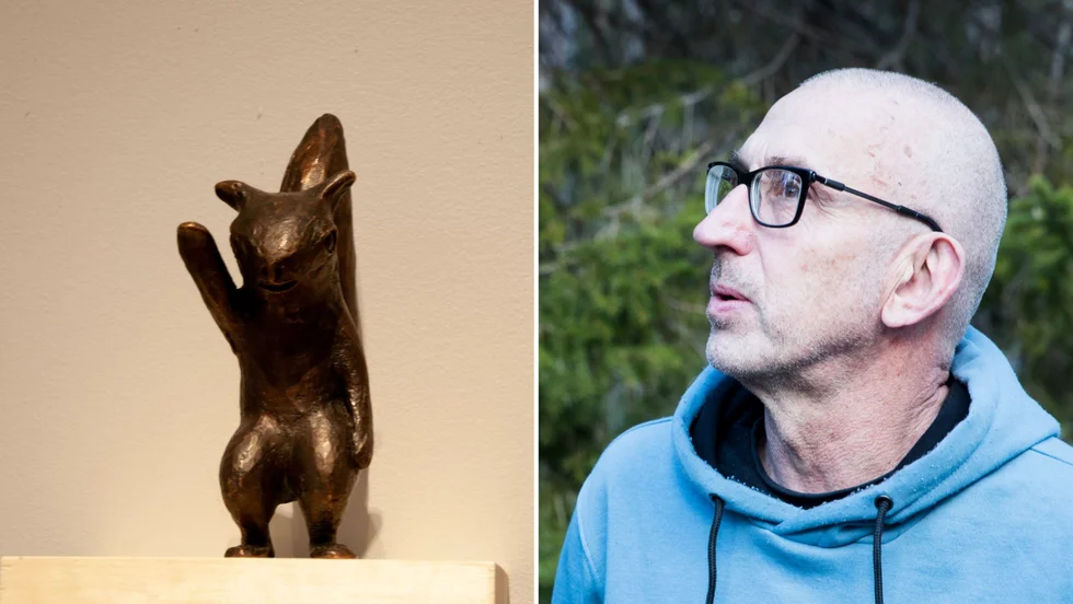 Mats Wikströms skulptur är återfunnen.