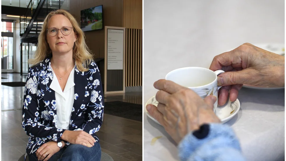 Socialchef Catrin Josephson säger att de nu testar att provta all personal innan de kliver på sina arbetspass 2-3 dagar per vecka.