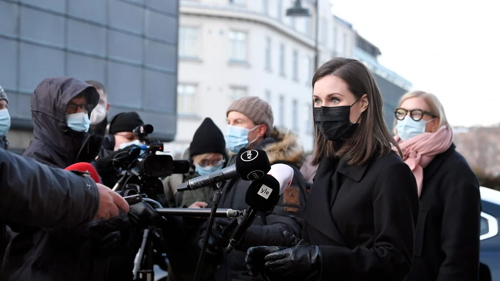 Finlands statsminister Sanna Marin svarade i onsdags på frågor om det kritiserade nattklubbsbesöket.