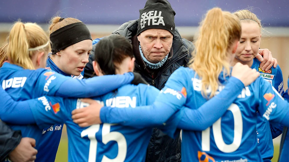 Tung förlust. Martti Tikkanen och hans spelare i Sunnanå lyckades inte ta någon poäng mot Kungsbacka på bortaplan.