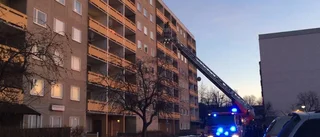 Pådrag efter rök från balkong