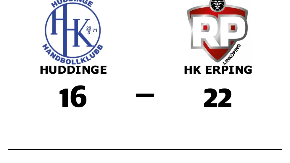Huddinge HK förlorade mot HK eRPing