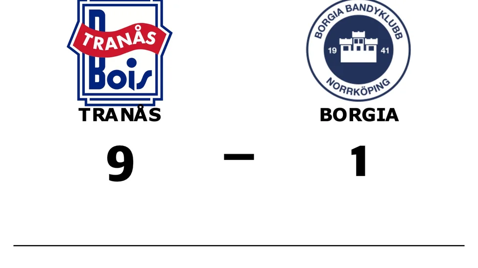 Tranås BoIS vann mot Borgia-Norrköping