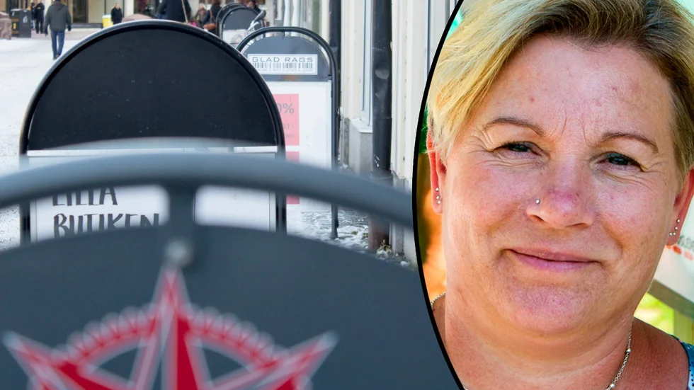 Nu har reglerna skärpts för gatupratare och annat som butiksägare vill ställa ut på gatan. Anneli Hedberg (S) hoppas på bättre efterlevnad när reglementet har gjorts tydligare.