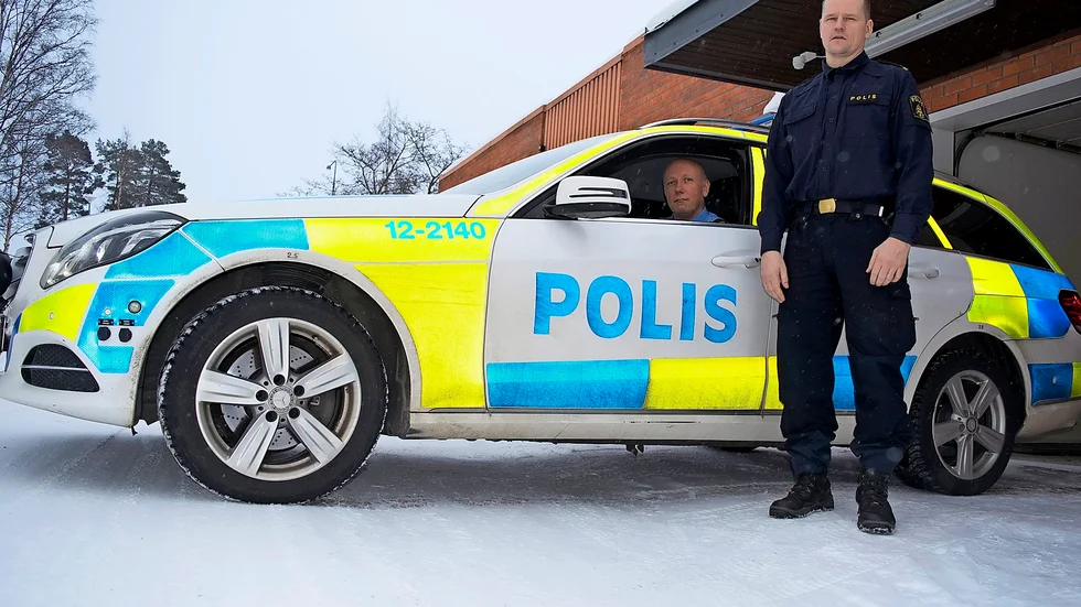 Vill jobba där unga finns. Bo Sandström och Mattias Wallström gör insatser mot droger bland unga, men vill göra mer. Foto: Karin Israelsson.