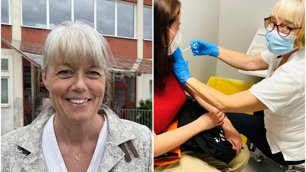 Vi har lagar och regler att förhålla oss till, och det är viktigt att vaccinering sker på rätt sätt och av rätt personal, förklarar regionens Charlotta Påhlman Lind. Legitimerade och pensionerade sjuksköterskan Birgitta Rubenson har vaccinerat och registrerat Eskilstunabor flitigt under hösten.