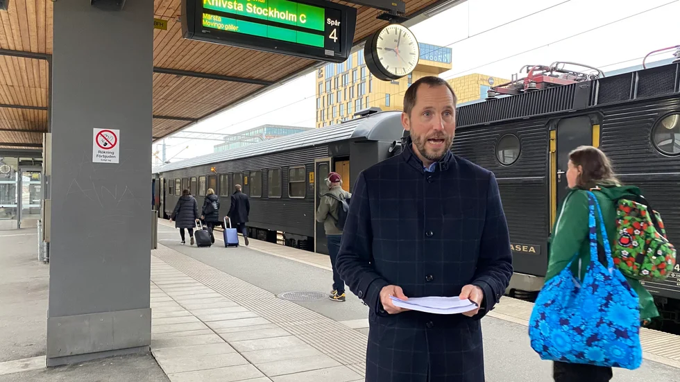 
Erik Pelling (S) presenterade på onsdagen kommunstyrelsens slutgiltiga förslag på en fördjupad översiktsplan för de sydöstra stadsdelarna.