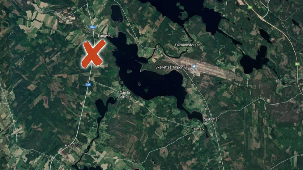 Här utspelar sig händelsen, enligt angivna koordinater.