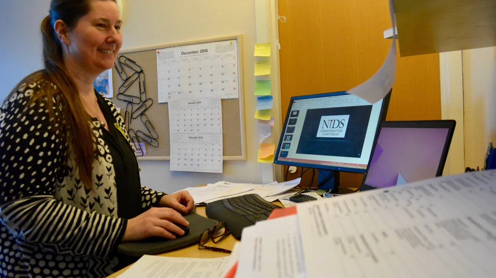 Viktoria Lindberg Harnesk är engagerad i flera föreningar i Norsjö och jobbar även med föreningsadministration inom NIDS.