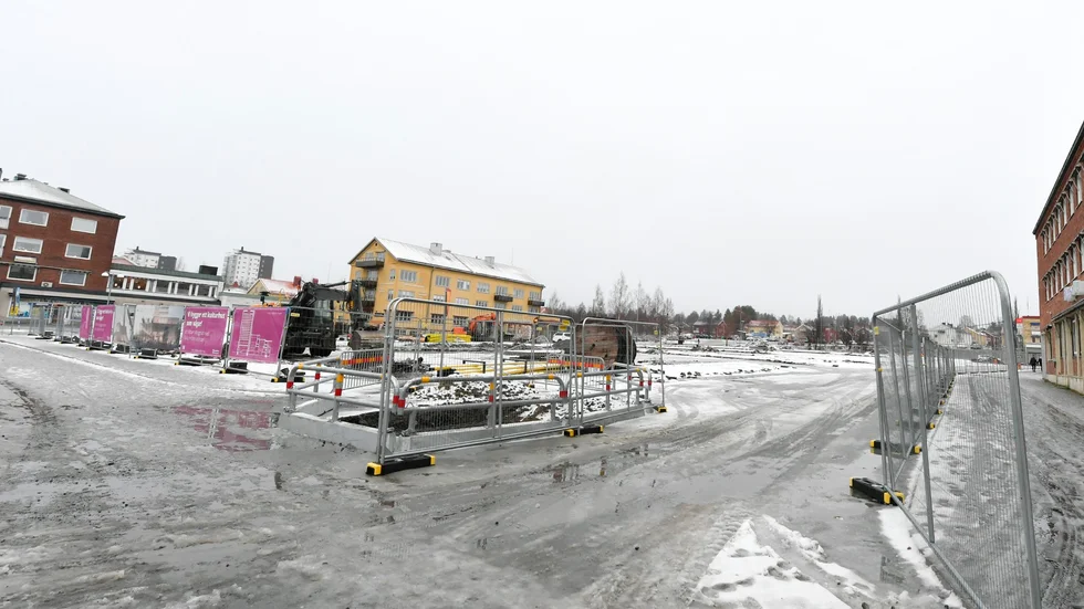 Resecentrum kommer att ligga norr om det planerade kulturhuset. 
