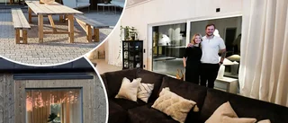 Lydia, 25, och Alexander, 28, bor i unika Plywoodhuset utanför Skellefteå – häng med in: ”Kände att jag ville testa något nytt”