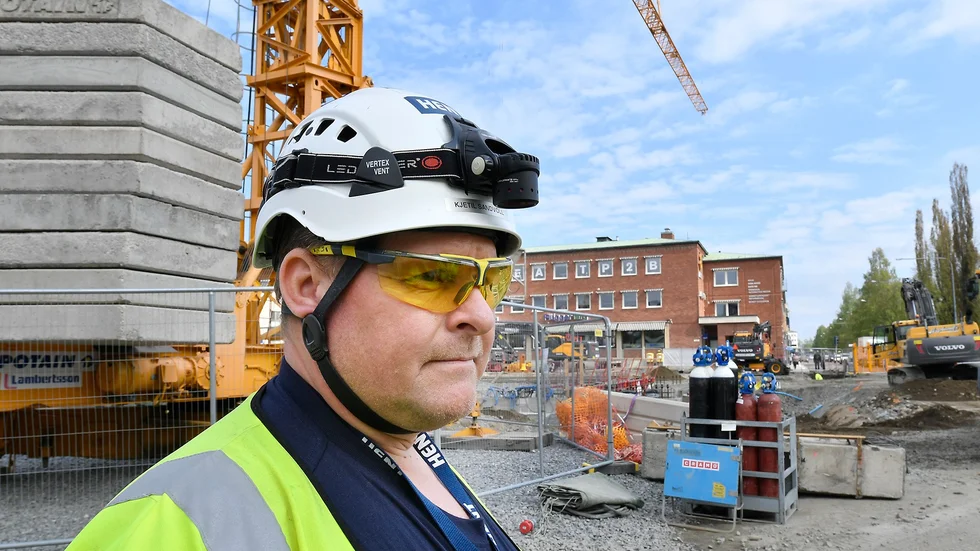 Kjetil Sandvoll är produktionsledare på Hent. 