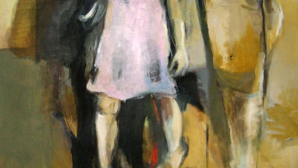 "Sommarben", olja av Lisa Persson Baagoe.