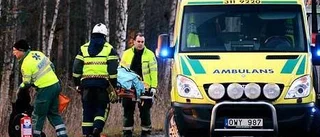 Tre ungdomar i olycka