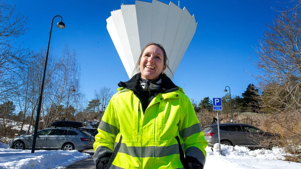 "Rengöringen av vattentornet är klart och allt har gått över förväntan", säger Petronella Keereweer-Ringgren på Nyköping vatten.