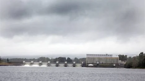 Vattenfall tvingas spilla vatten efter stora delar av Luleälven, som till exempel här vid Vittjärvs kraftstation.FOTO: Göran Ström