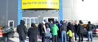 Rusning till nytt byggvaruhus i Kiruna