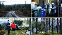 Det är nära till storslagen natur för dem som bor efter Vuolosjärvivägen.