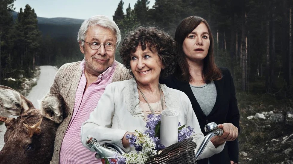 "Aftonens ämne KÄRLEK". Sven Wollter, Siw Malmkvist och Camilla Larsson.