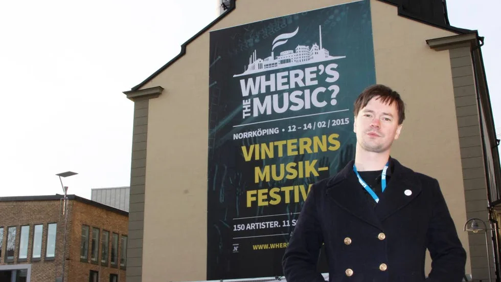 Marknadschef. Niklas Westergren arbetar på FKP Scorpio som även loígger bakom Bråvallafestivalen.
