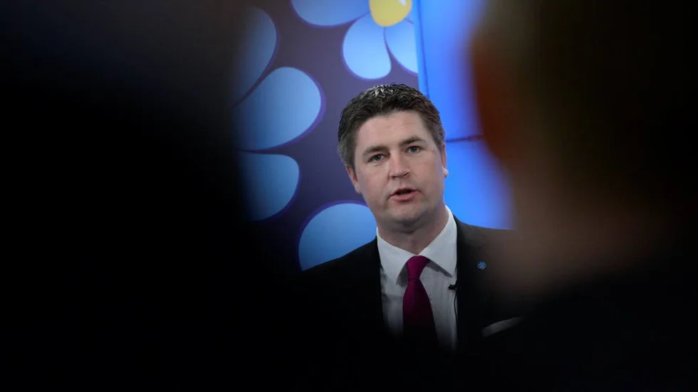 SD-budget. Oscar Sjöstedt beskriver partiets ekonomiska politik.
