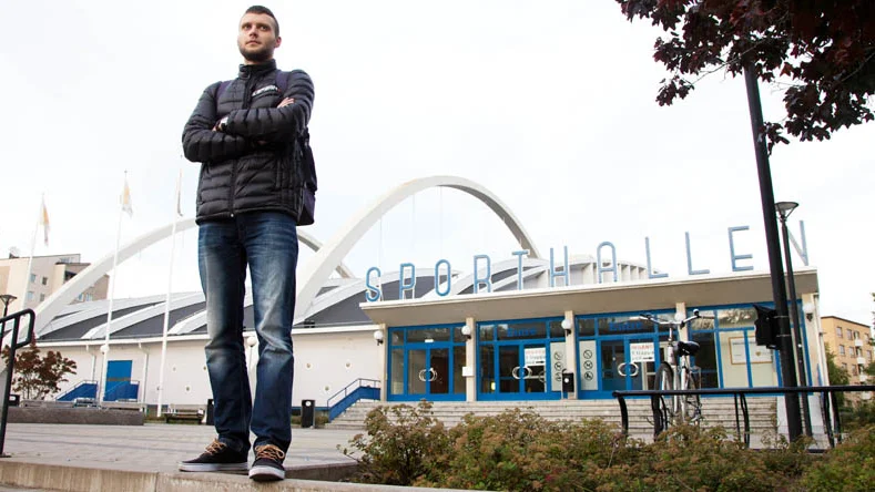 LINKÖPING 20151001    
Porträtt på volleybollspelaren Georgi Topalov, nyförvärv i LVC.
Bild Jeppe Gustafsson