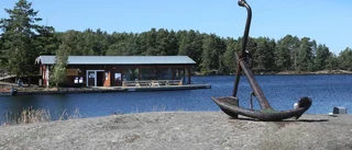 Skräpigt kring sjön Sommen