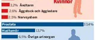 En av tre får cancer Allt fler drabbas - men allt fler överlever