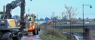 Cykelbana avstängd längre än beräknat