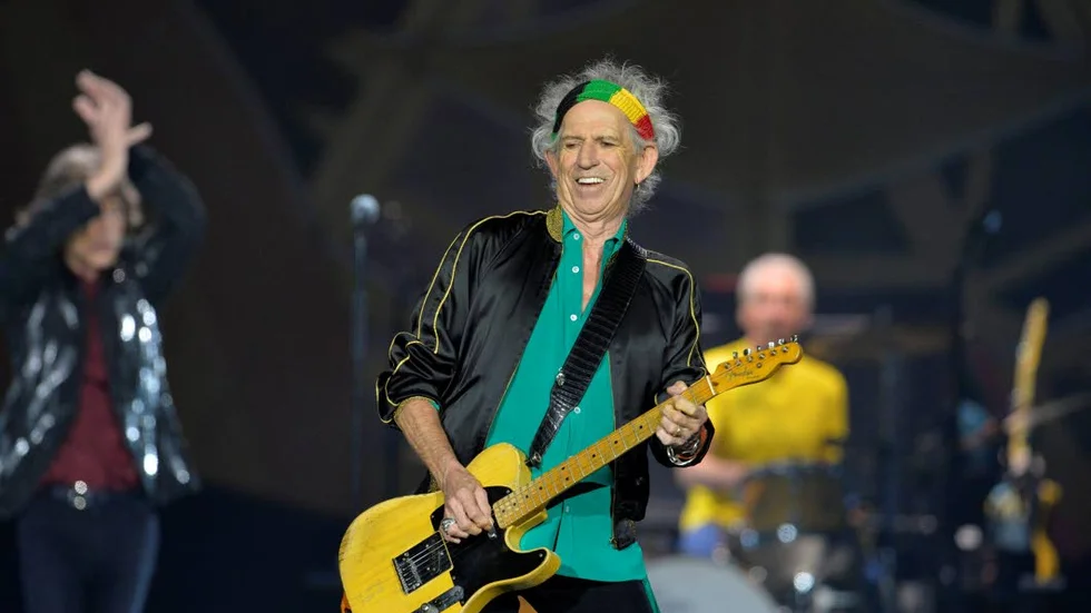 Mick Jagger, 70, Keith Richards, 70, och Charlie Watts, 73. Sensationellt bara att se dem.
