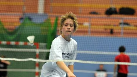 Felix Lindberg, BMK Orion, vann finalen i herrsingeln U17 över Adam Björkman, Luleå. För Emil Björkman från Luleå (lilla bilden) ligger framtiden öppen.