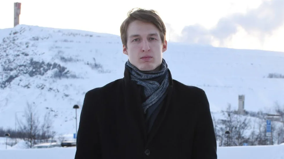 FÅR STÖD. Miljöpartiet Norrbotten ger stöd åt Elias Lundberg Gripenberg.