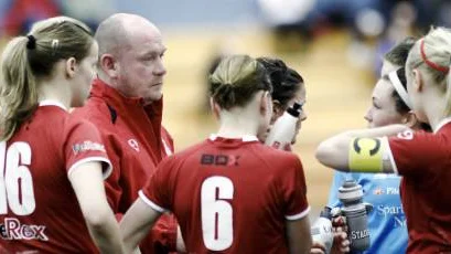 Piteås tränare Peter Grundström var nöjd efter 3-0-segern mot Umeå Södra. Spelmässigt fungerade det mesta och Brittany Timko gjorde hattrick. "Visst är det kul att göra mål men det viktigaste är att vi vinner matcherna. Nu längtar vi till premiären", säger hon.