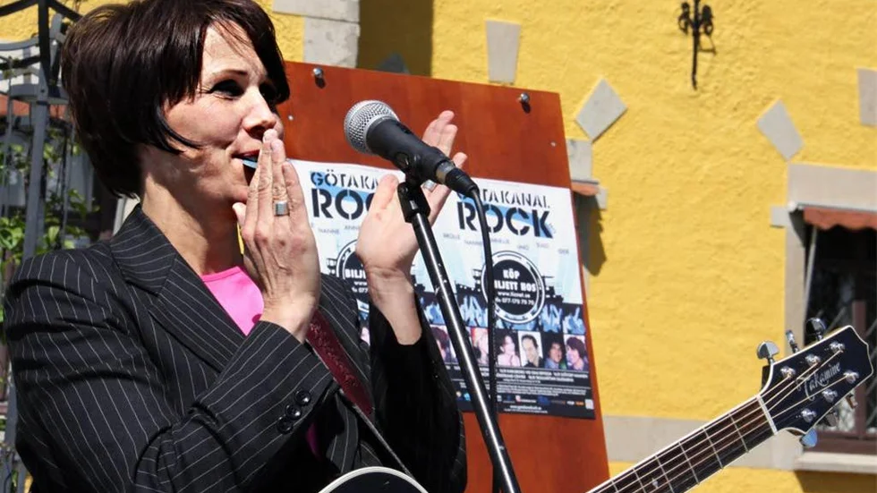 Idde Schultz, artist på Göta Kanal Rock.