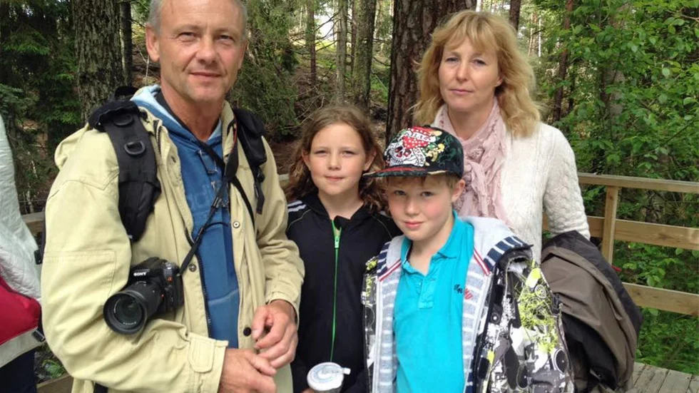 Familjen Berggren var i djurparken på söndagen när den tragiska händelsen inträffade.