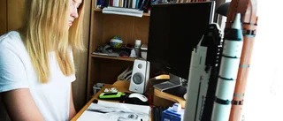 Tecknare med dröm om att åka ut i rymden