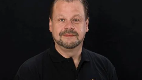 Målvaktstränaren Per-Erik Alcén.