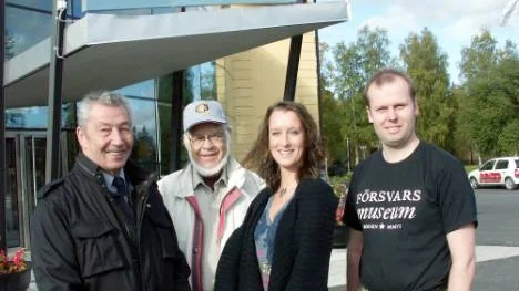 Thorbjörn Wikström gillar Bodens försvarsmuseums utställningshöst. FOTO: leif hammarström