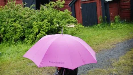En ung besökare på APA-festivalen.